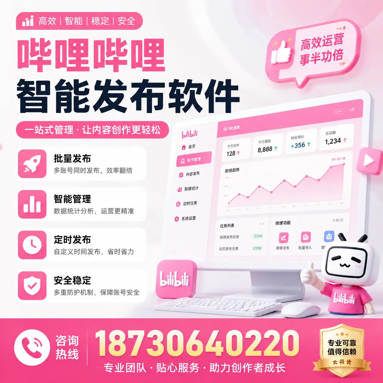 如何评估哔哩哔哩智能发布软件的ROI？连云港 企业必读